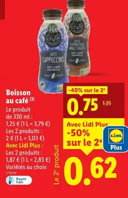 Lidl Boisson au café offre