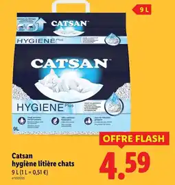 Lidl CATSAN Hygiène litière chats offre
