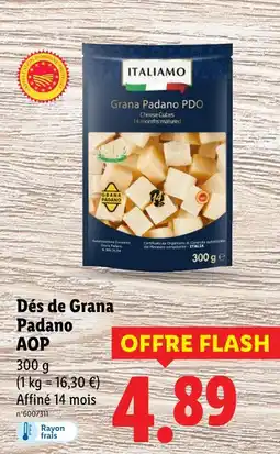 Lidl ITALIAMO Dés de Grana Padano AOP offre