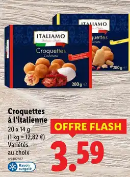 Lidl ITALIAMO Croquettes à l’italienne offre