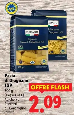Lidl Italiamo Pasta di Gragnano IGP offre