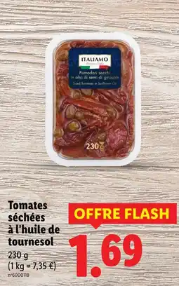 Lidl ITALIAMO Tomates séchées à l'huile de tournesol offre