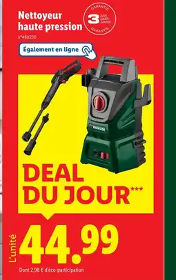 Lidl PARKSIDE Nettoyeur haute pression offre