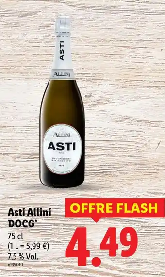 Lidl Asti Allini DOCG offre