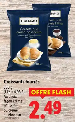 Lidl ITALIAMO Cornetti alla crema pasticcera offre