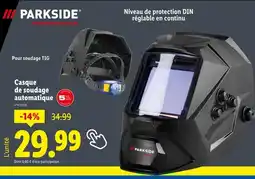 Lidl ParkSide Casque de soudage automatique offre