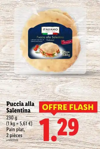 Lidl ITALIAMO Puccia alla Salentina offre