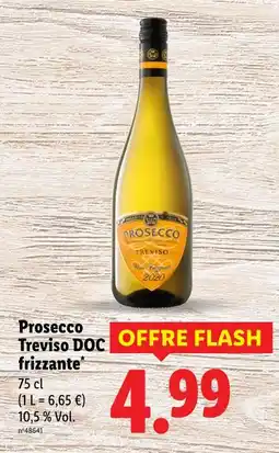 Lidl Prosecco Treviso DOC frizzante offre