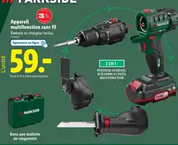 Lidl PARKSIDE Appareil multifonction sans fil offre