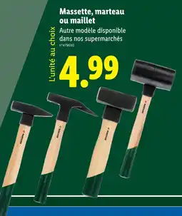 Lidl PARKSIDE Massette, marteau ou maillet offre