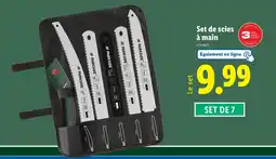 Lidl PARKSIDE Set de scies à main offre