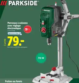 Lidl PARKSIDE Perceuse à colonne avec réglage électronique offre