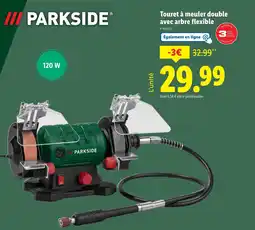 Lidl PARKSIDE Touret à meuler double avec arbre flexible offre