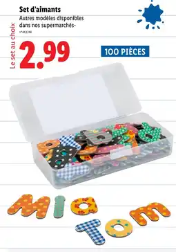 Lidl Set d'aimants offre
