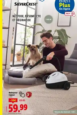 Lidl SiverCrest Nettoyeur vapeur offre