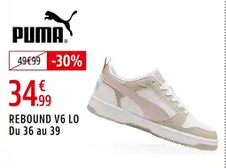 Intersport PUMA REBOUND V6 LO offre