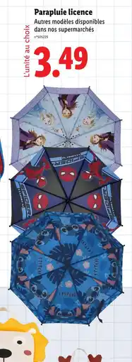Lidl Parapluie licence offre
