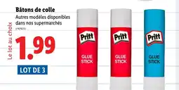 Lidl PRITT Bâtons de colle offre
