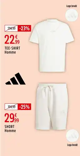 Intersport Adidas Tee-shirt Homme offre