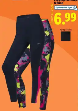 Lidl Legging technique femme offre