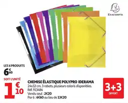 Auchan Chemise élastique polypro iderama offre