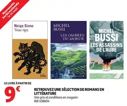 Auchan Retrouvez une sélection de romans en littérature offre