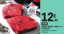 E.Leclerc Viande bovine pavé à griller offre