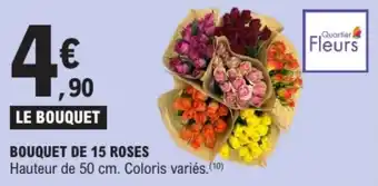 E.Leclerc Bouquet de 15 roses offre