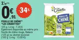 E.Leclerc Feuille de chêne les crudettes offre