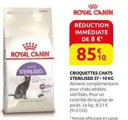 Rural Master ROYAL CANIN Croquettes chats sterilised offre