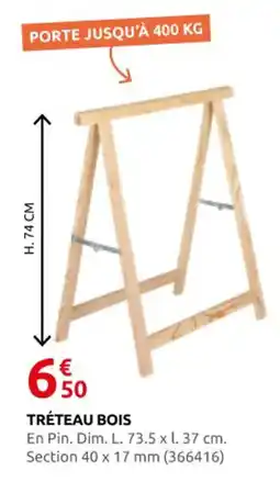 Rural Master Tréteau bois offre