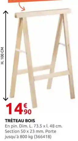 Rural Master Tréteau bois offre