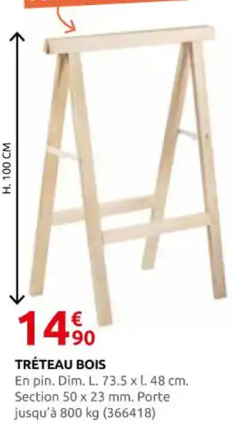 Rural Master Tréteau bois offre