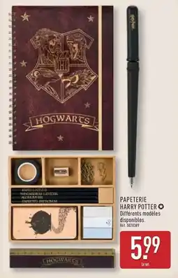 ALDI Harry potter - papeterie offre