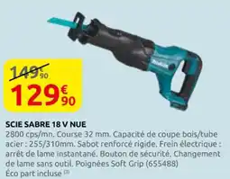 Rural Master Scie sabre 18 v nue offre