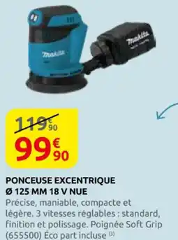 Rural Master Ponceuse excentrique ø 125 mm 18 v nue offre