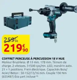 Rural Master Coffret perceuse à percussion 18 v nue offre