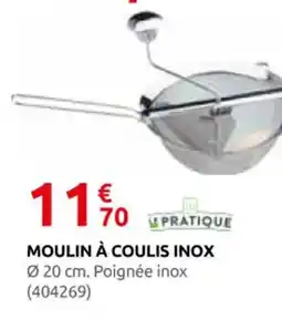 Rural Master Moulin à coulis inox offre
