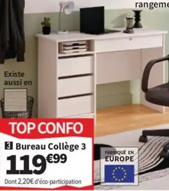 Conforama Bureau Collège 3 offre