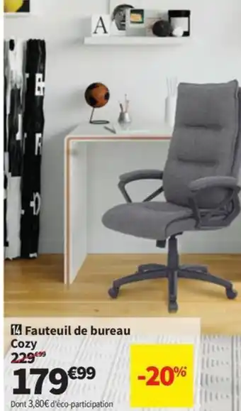Conforama Fauteuil de bureau Cozy offre