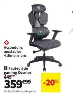 Conforama Fauteuil de gaming Cosmos offre
