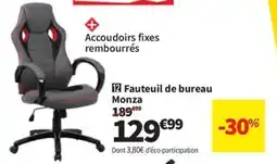 Conforama Fauteuil de bureau Monza offre