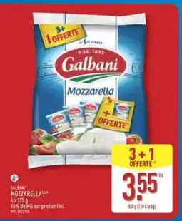 ALDI GALBANI Mozzarella offre