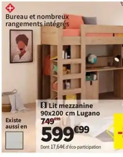 Conforama Lit mezzanine Lugano offre