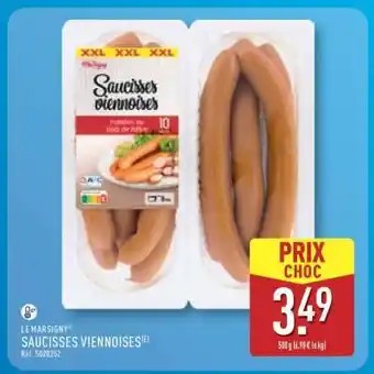 ALDI LE MARSIGNY SAUCISSES VIENNOISES offre