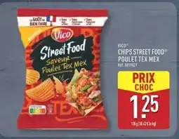 ALDI Vico Chips Street Food Poulet Tex Mex offre