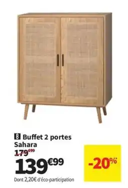 Conforama Buffet 2 portes Sahara offre