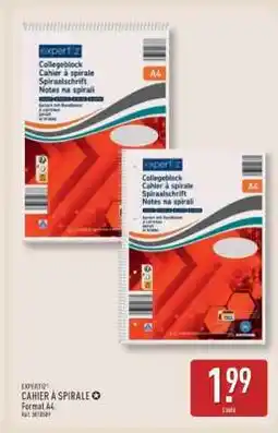 ALDI CAHIER À SPIRALE offre