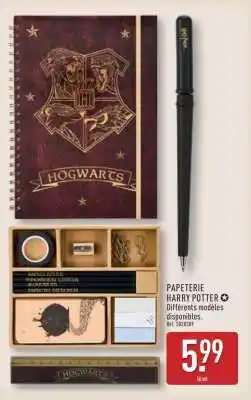 ALDI PAPETERIE HARRY POTTER offre