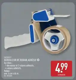 ALDI DÉROULEUR DE RUBAN ADHÉSIF offre